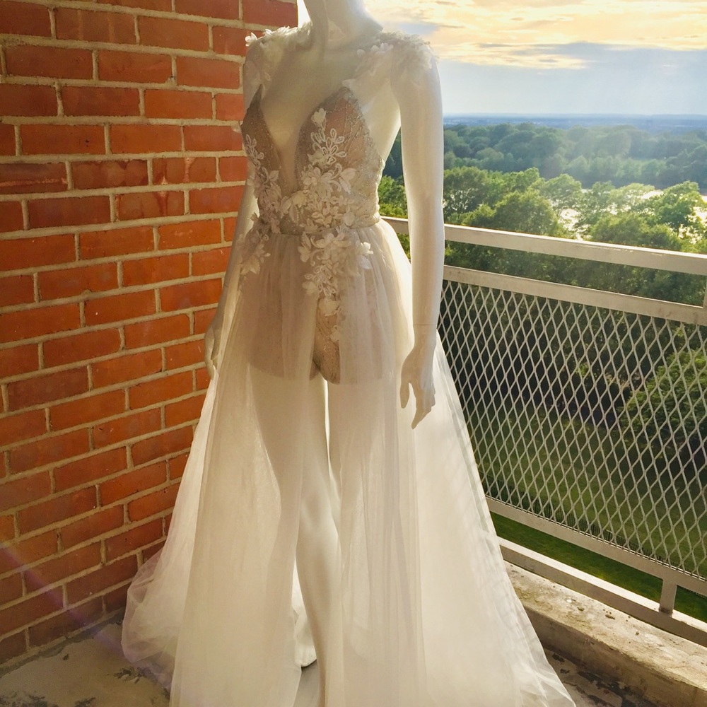 Fairest of Them All Embellished Tulle Romper